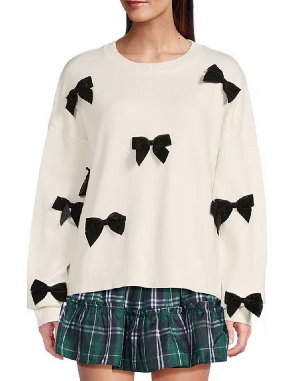 🆕 J.Marie | Coquette Bow-Appliqué Crewneck
Jenna Oversized Sweater